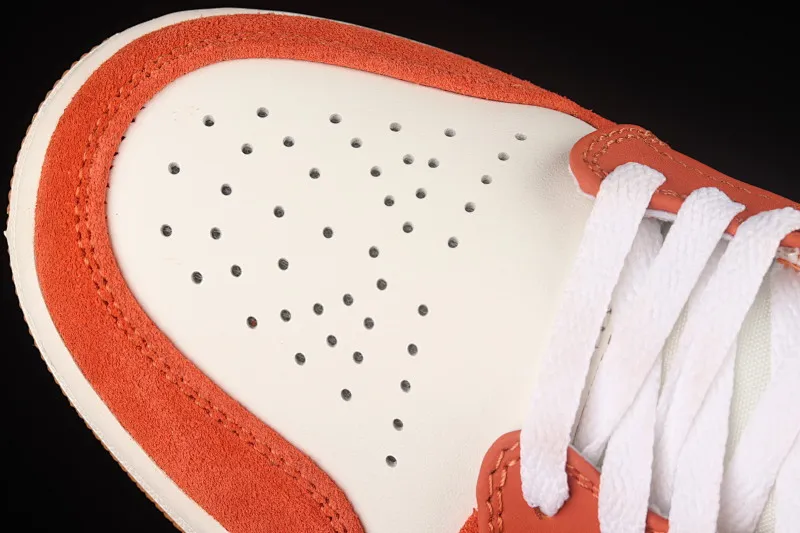 All categories Air Jordan Jordan series basketball shoes Air Jordan 1 Low Air Jordan AJ1 Low AJ1 Joe 1 white orange yellow color low-top cultural leisure sports basketball shoes CV3545-102
